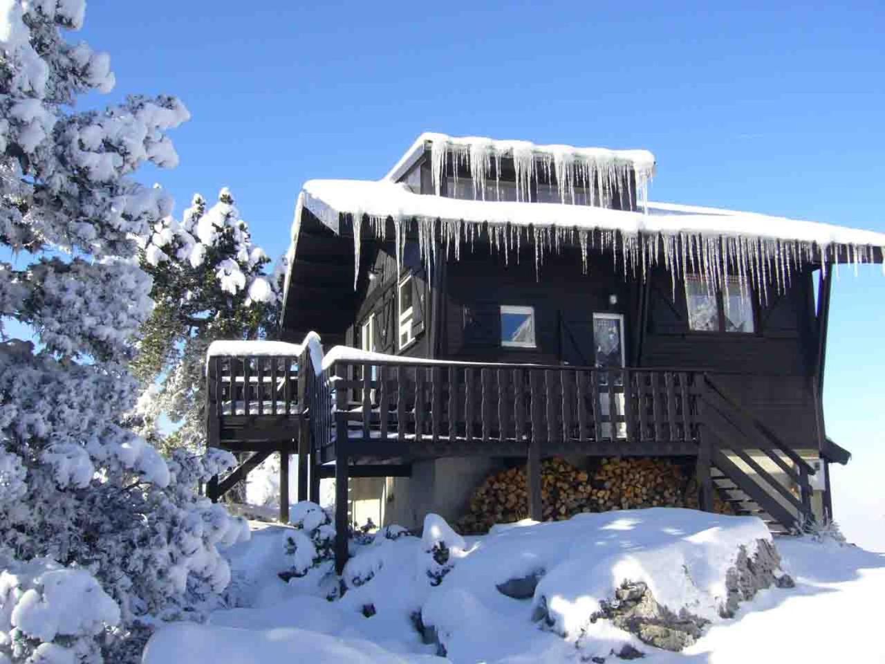 Chalet Des Myrtilles - Chalet Cosy Avec Vue Arette Exterior photo